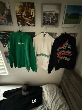 Supreme fw24 Green Hoodie / VNDS